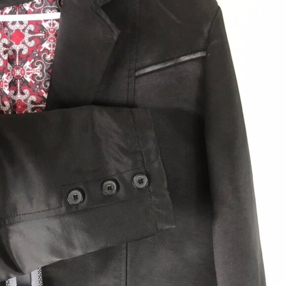 NEW PERRUZO BLACK MEN BLAZER JACKET SIZE XL - Picture 2 of 6